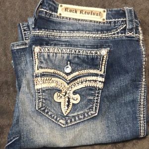 Rock Revial Plus Size Jeans.